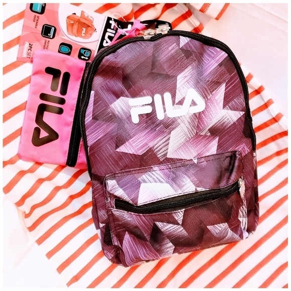Fila Backpack Set Purple - Picture 1 of 2